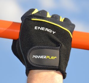 Рукавички для фітнесу PowerPlay 9058 Energy чорно-жовті M - Зображення 10