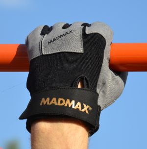 Рукавички для фітнесу MadMax MFG-871 Damasteel Grey/Black S - Зображення 9