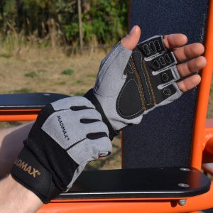 Рукавички для фітнесу MadMax MFG-871 Damasteel Grey/Black S - Зображення 7