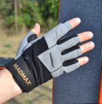 Рукавички для фітнесу MadMax MFG-871 Damasteel Grey/Black S - Зображення 4