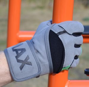 Рукавички для фітнесу MadMax MFG-860 Wild Grey/Green L - Зображення 6