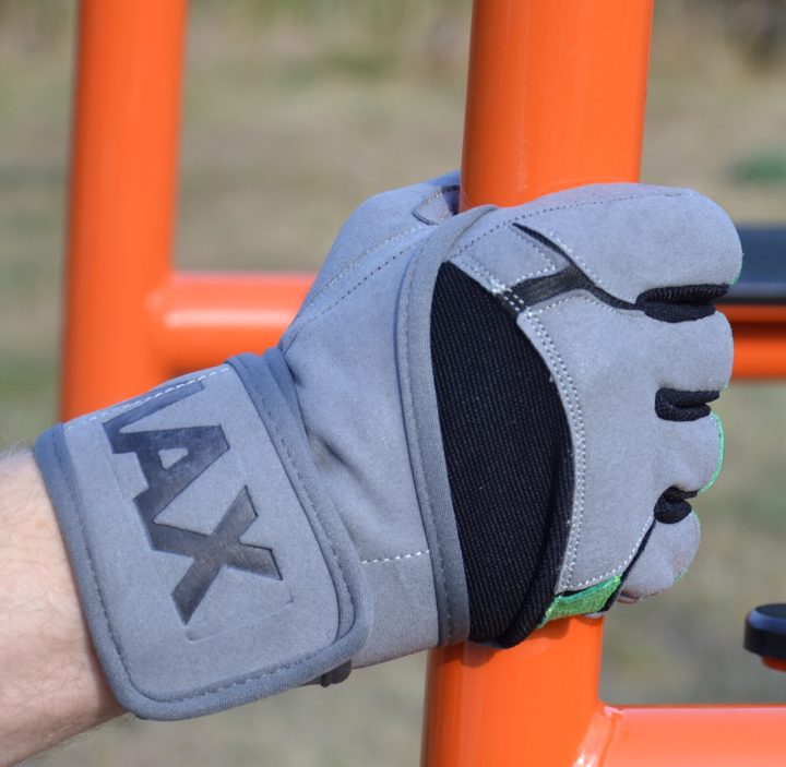 Рукавички для фітнесу MadMax MFG-860 Wild Grey/Green S - Зображення 6