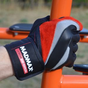 Рукавички для фітнесу MadMax MFG-568 Extreme 2nd edition Black/Red XL - Зображення 5