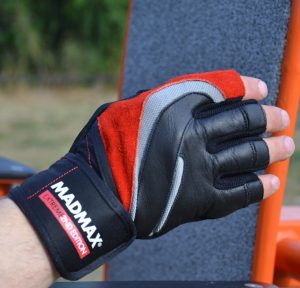 Рукавички для фітнесу MadMax MFG-568 Extreme 2nd edition Black/Red XL - Зображення 2