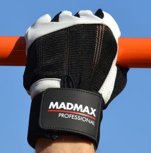Рукавички для фітнесу MadMax MFG-269 Professional White M - Зображення 9