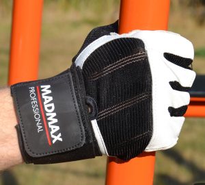 Рукавички для фітнесу MadMax MFG-269 Professional White M - Зображення 5