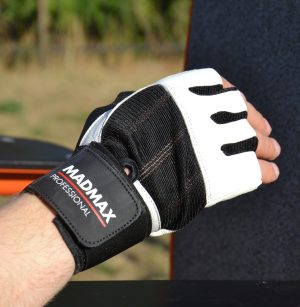 Рукавички для фітнесу MadMax MFG-269 Professional White M - Зображення 2