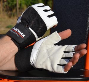 Рукавички для фітнесу MadMax MFG-269 Professional White M - Зображення 4