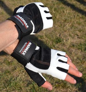 Рукавички для фітнесу MadMax MFG-269 Professional White M - Зображення 6