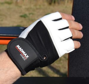 Рукавички для фітнесу MadMax MFG-444 Fitness White XXL - Зображення 2