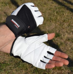 Рукавички для фітнесу MadMax MFG-444 Fitness White XXL - Зображення 7