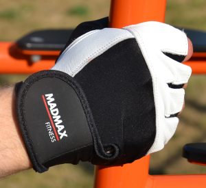 Рукавички для фітнесу MadMax MFG-444 Fitness White XXL - Зображення 5