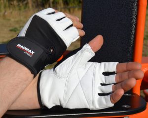 Рукавички для фітнесу MadMax MFG-444 Fitness White XXL - Зображення 4