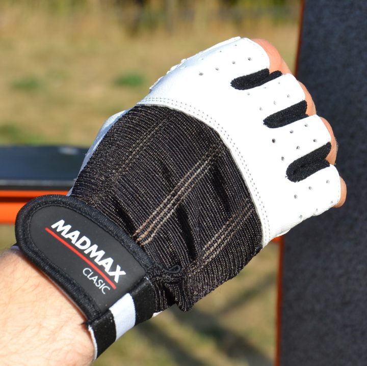 Рукавички для фітнесу MadMax MFG-248 Clasic White XXL - Зображення 2
