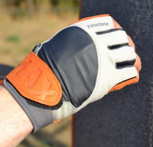 Рукавички для фітнесу MadMax MFG-850 Crazy Grey/Orange M - Зображення 4