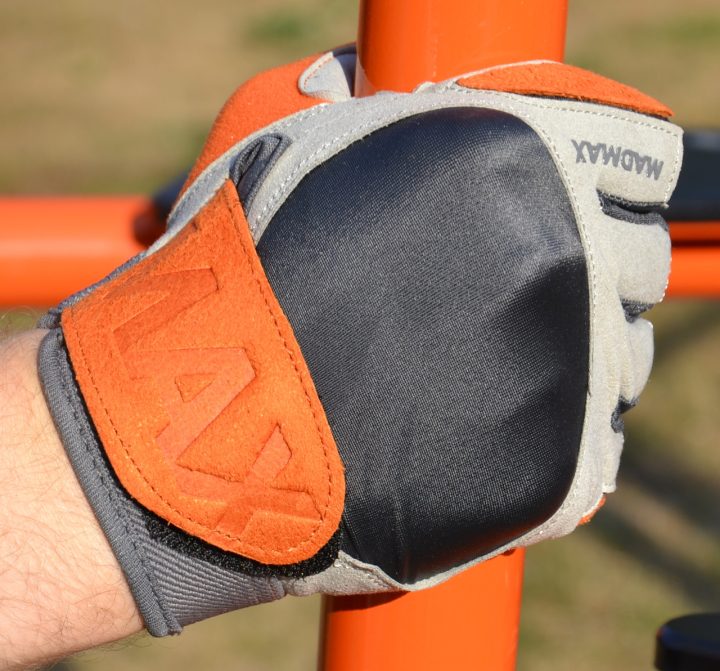 Рукавички для фітнесу MadMax MFG-850 Crazy Grey/Orange S - Зображення 7