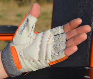 Рукавички для фітнесу MadMax MFG-850 Crazy Grey/Orange M - Зображення 5