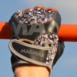 Рукавички для фітнесу MadMax MFG-831 Mti 83.1 Grey/Digital Camo L - Зображення 9