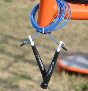 Скакалка швидкісна PowerPlay 4202 Ultra Speed Rope Синя (2,9m.) - Зображення 7