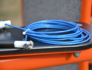 Скакалка швидкісна PowerPlay 4202 Ultra Speed Rope Синя (2,9m.) - Зображення 9