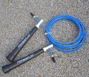 Скакалка швидкісна PowerPlay 4202 Ultra Speed Rope Синя (2,9m.) - Зображення 6