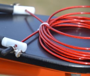 Скакалка швидкісна PowerPlay 4202 Ultra Speed Rope Червона (2,9m.) - Зображення 7