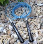Скакалка швидкісна PowerPlay 4202 Ultra Speed Rope Бірюзова (2,9m.) - Зображення 5