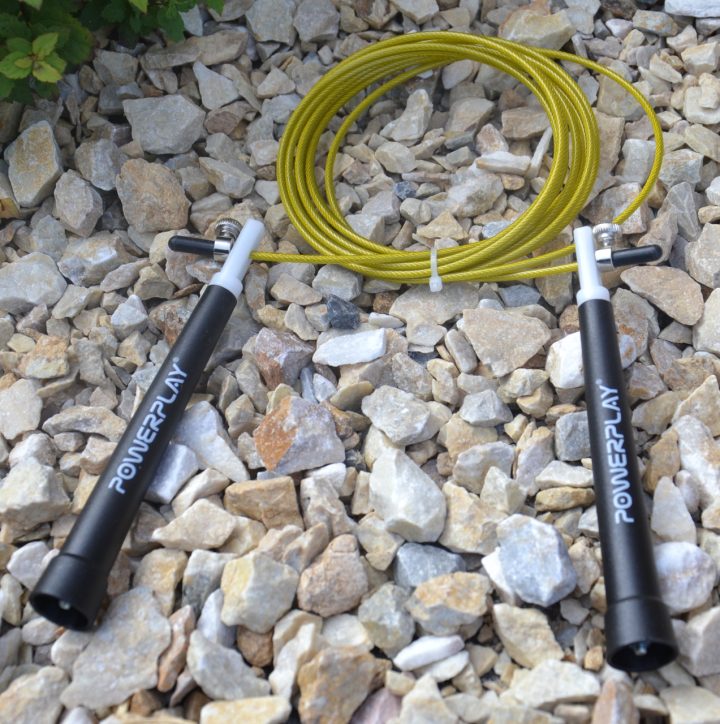 Скакалка швидкісна PowerPlay 4202 Ultra Speed Rope Жовта (2,9m.) - Зображення 5