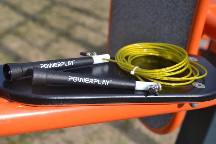 Скакалка швидкісна PowerPlay 4202 Ultra Speed Rope Жовта (2,9m.) - Зображення 7