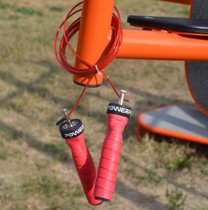 Скакалка швидкісна на підшипниках PowerPlay 4208 Fitness Jump Rope Червона (3m.) - Зображення 4