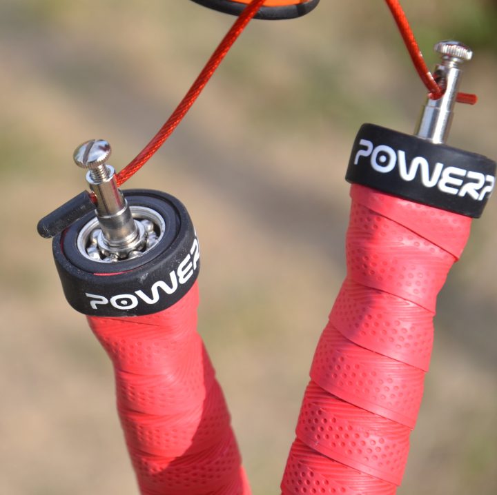 Скакалка швидкісна на підшипниках PowerPlay 4208 Fitness Jump Rope Червона (3m.) - Зображення 6