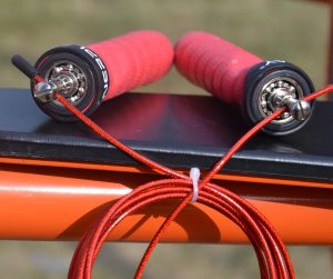 Скакалка швидкісна на підшипниках PowerPlay 4208 Fitness Jump Rope Червона (3m.) - Зображення 7