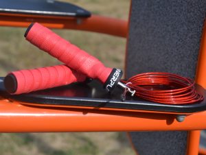 Скакалка швидкісна на підшипниках PowerPlay 4208 Fitness Jump Rope Червона (3m.) - Зображення 8