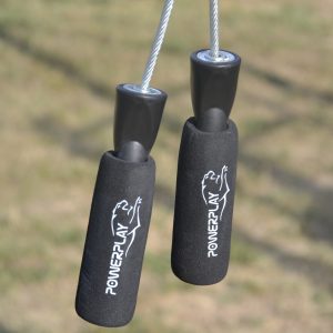 Скакалка швидкісна з підшипниками PowerPlay 4209 Sport Jump Rope Чорна (3m.) - Зображення 6