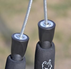 Скакалка швидкісна з підшипниками PowerPlay 4209 Sport Jump Rope Чорна (3m.) - Зображення 7