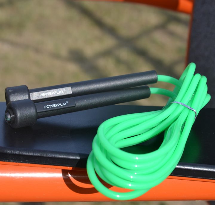 Скакалка PowerPlay 4201 Basic Jump Rope Зелена (2,8m.) - Зображення 7