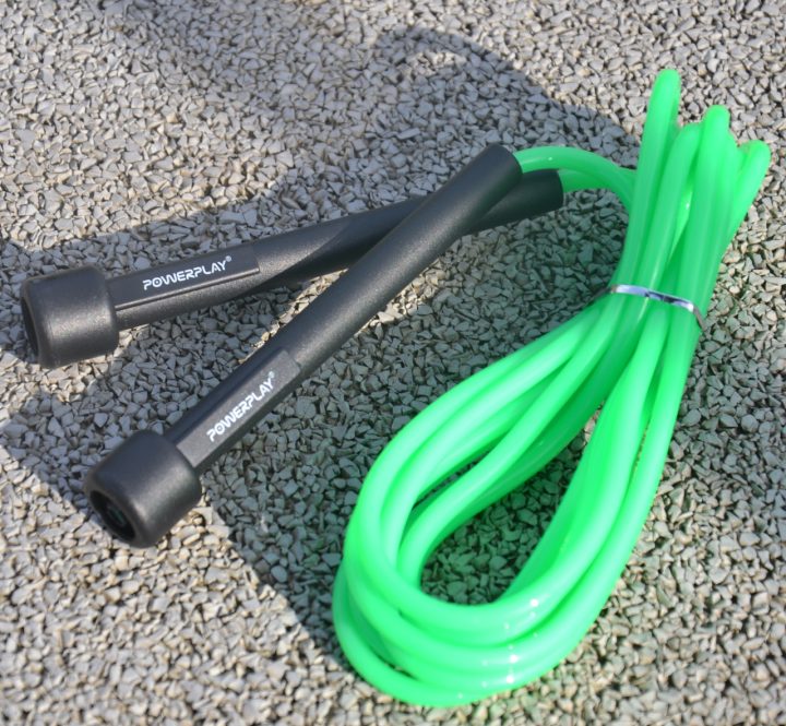 Скакалка PowerPlay 4201 Basic Jump Rope Зелена (2,8m.) - Зображення 10