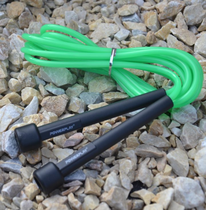 Скакалка PowerPlay 4201 Basic Jump Rope Зелена (2,8m.) - Зображення 4