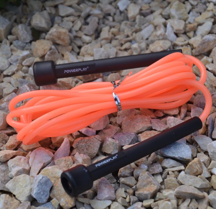 Скакалка PowerPlay 4201 Basic Jump Rope Помаранчева (2,8m.) - Зображення 5