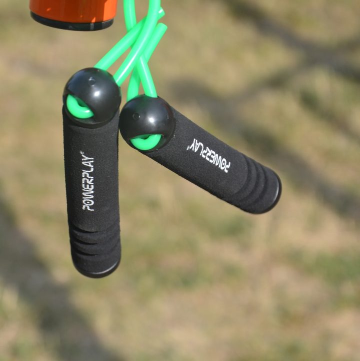 Скакалка PowerPlay 4205 Classic Plus Jump Rope Зелена (2,7m.) - Зображення 6