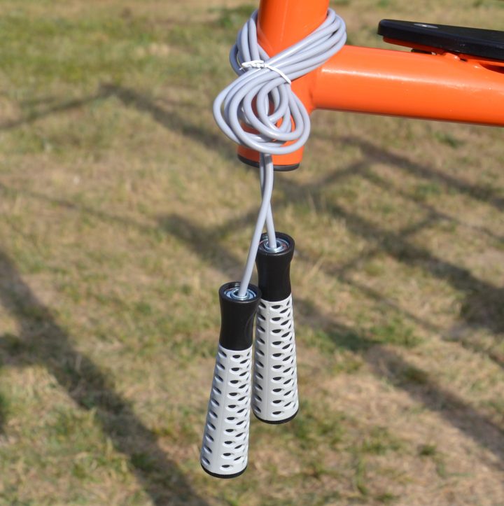 Скакалка PowerPlay 4206 Jump Rope PRO+ Сіро-чорна (2,75m.) - Зображення 6
