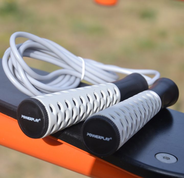 Скакалка PowerPlay 4206 Jump Rope PRO+ Сіро-чорна (2,75m.) - Зображення 8