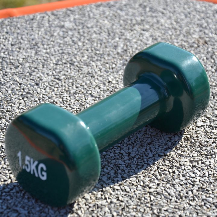 Гантель вінілова PowerPlay 4125 Achilles 2*1,5 кг. Зелені (2шт.) - Зображення 10