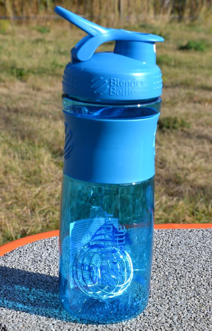 Шейкер спортивний (пляшка) BlenderBottle SportMixer Flip 28oz/820ml Cyan - Зображення 6