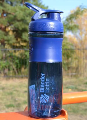 Шейкер спортивний (пляшка) BlenderBottle SportMixer Flip 28oz/820ml Navy - Зображення 5