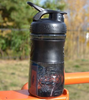 Шейкер спортивний (пляшка) BlenderBottle SportMixer Flip 20oz/590ml Black - Зображення 7