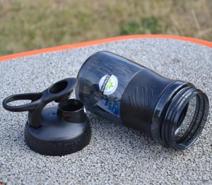 Шейкер спортивний (пляшка) BlenderBottle SportMixer Flip 20oz/590ml Black - Зображення 6