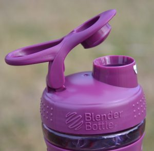 Шейкер спортивний (пляшка) BlenderBottle SportMixer Flip 20oz/590ml Plum - Зображення 7