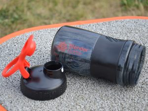 Шейкер спортивний (пляшка) BlenderBottle SportMixer Flip 20oz/590ml Black/Red - Зображення 7