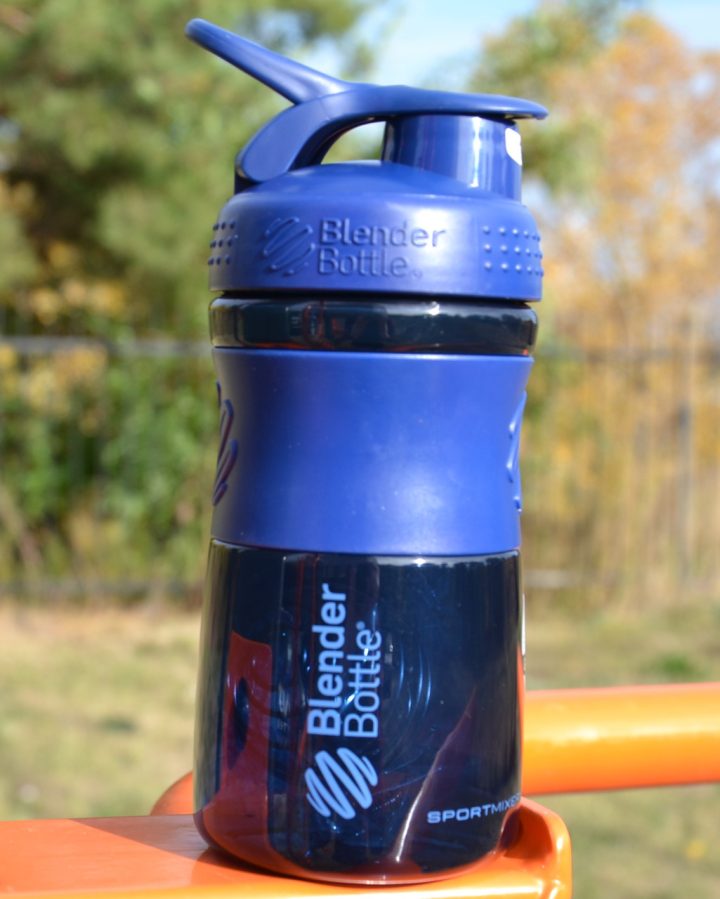 Шейкер спортивний (пляшка) BlenderBottle SportMixer Flip 20oz/590ml Navy - Зображення 5